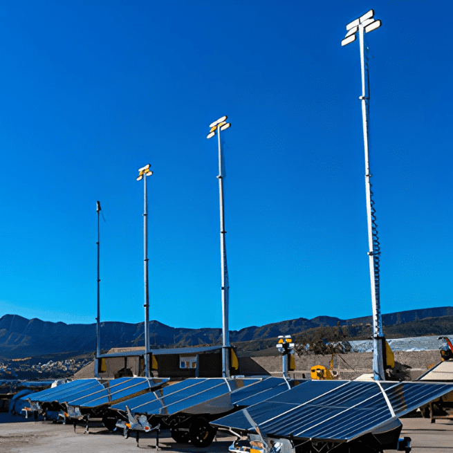 torre de iluminação solar